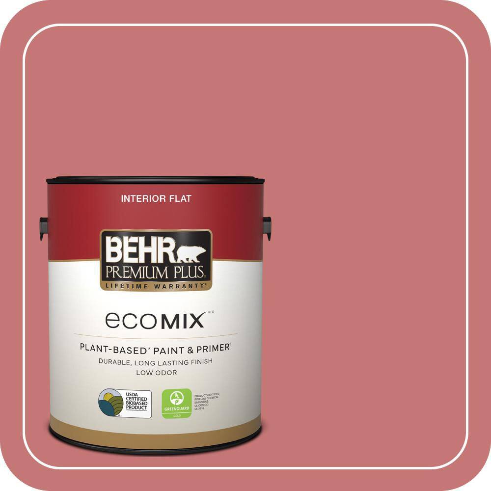 1 gal. #150D-5 Deep Bloom Flat EcoMix Plant-Based Interior Paint & Primer price history on PriceWatchPro