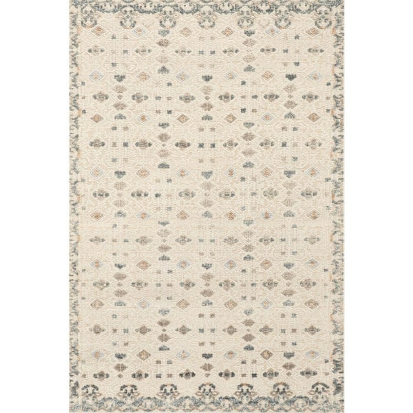 Emory Hand Knotted Wool Ivory 5 ft. x 8 ft. Indoor Area Rug