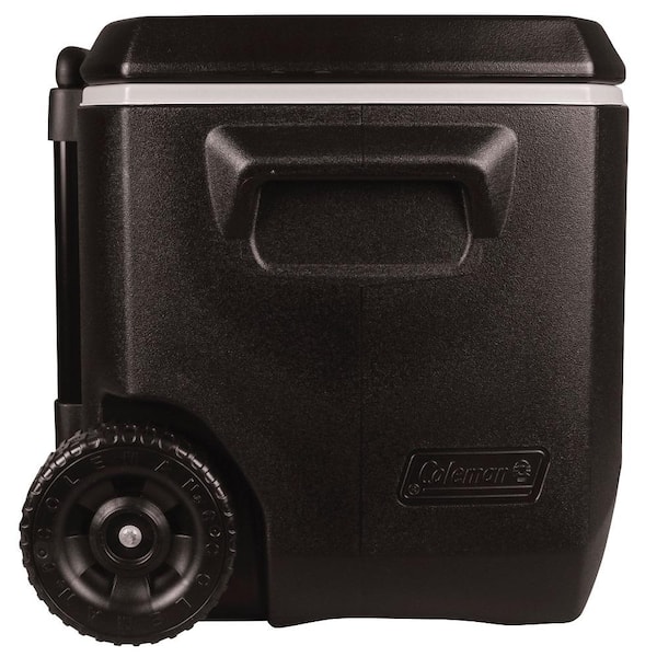 Coleman 50 Qt. Xtreme 5-Day Hard Cooler with Wheels in Black 