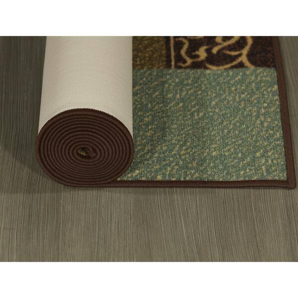 Anti-Bacterial Rubber Back AREA RUGS Non-Skid/Slip 3x5 Floor Rug