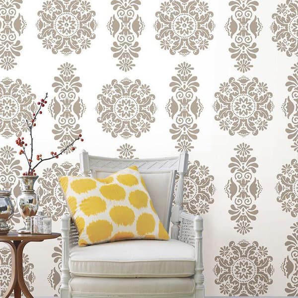 WallPops 13 in. x 13 in. Kolkata Dot and Jewels Wall Decal (4-Piece)
