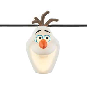 7 ft. Musical Olaf Face Battery-Operated Lights (1-set)