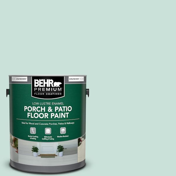 BEHR PREMIUM 1 gal. #M440-1 Rio Sky Low-Lustre Enamel Interior/Exterior Porch and Patio Floor Paint