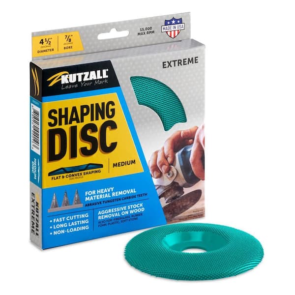 4-1/2 in. 7/8 in. Bore, Extreme Shaping Disc - Tungsten Carbide Teeth, Medium