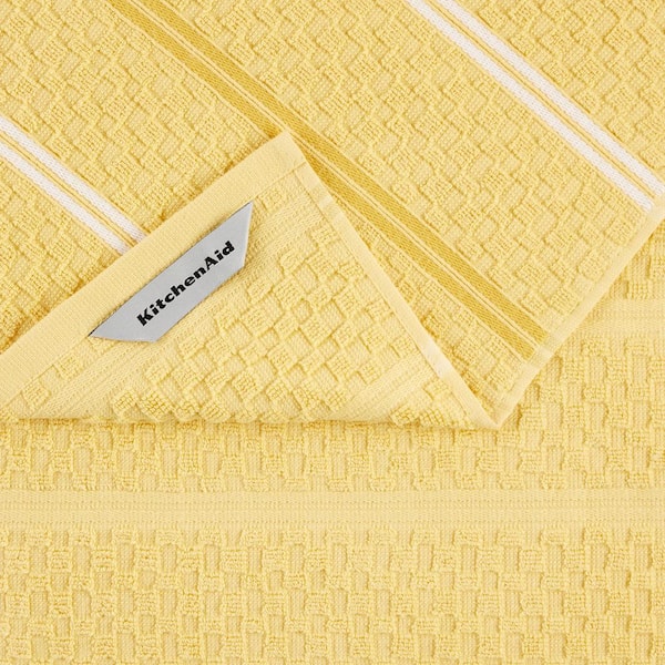 KitchenAid Albany Yellow Kitchen Towel Set (Set of 4) ST009616TDKA 800 -  The Home Depot