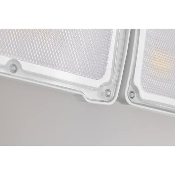 AWSENS 40-Watt 3800 Lumen White Dusk to Dawn Control 3 Head