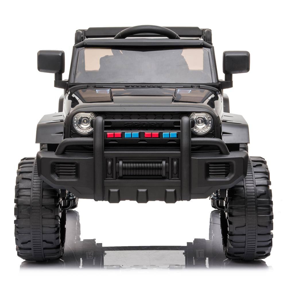 Black 12V Electric Ride-On Truck with Remote Control