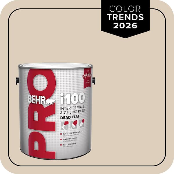 BEHR PRO 1 gal. #MQ3-11 Dainty Lace Dead Flat Interior Paint