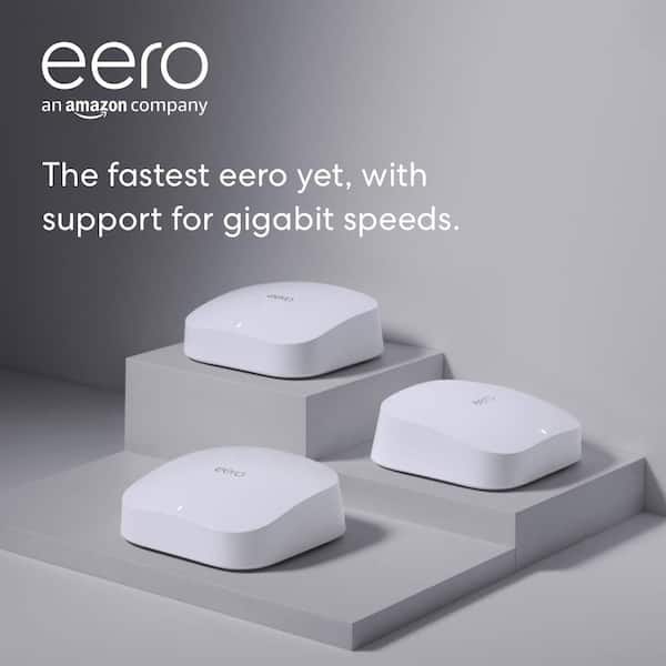 eero 6 Mesh Wi-Fi System, Supports Speeds up to 500 mbps, Connect