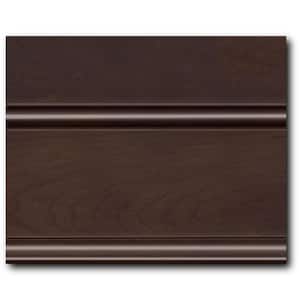 4 in. x 3 in. Finish Chip Cabinet Color Sample in Molasses Cherry