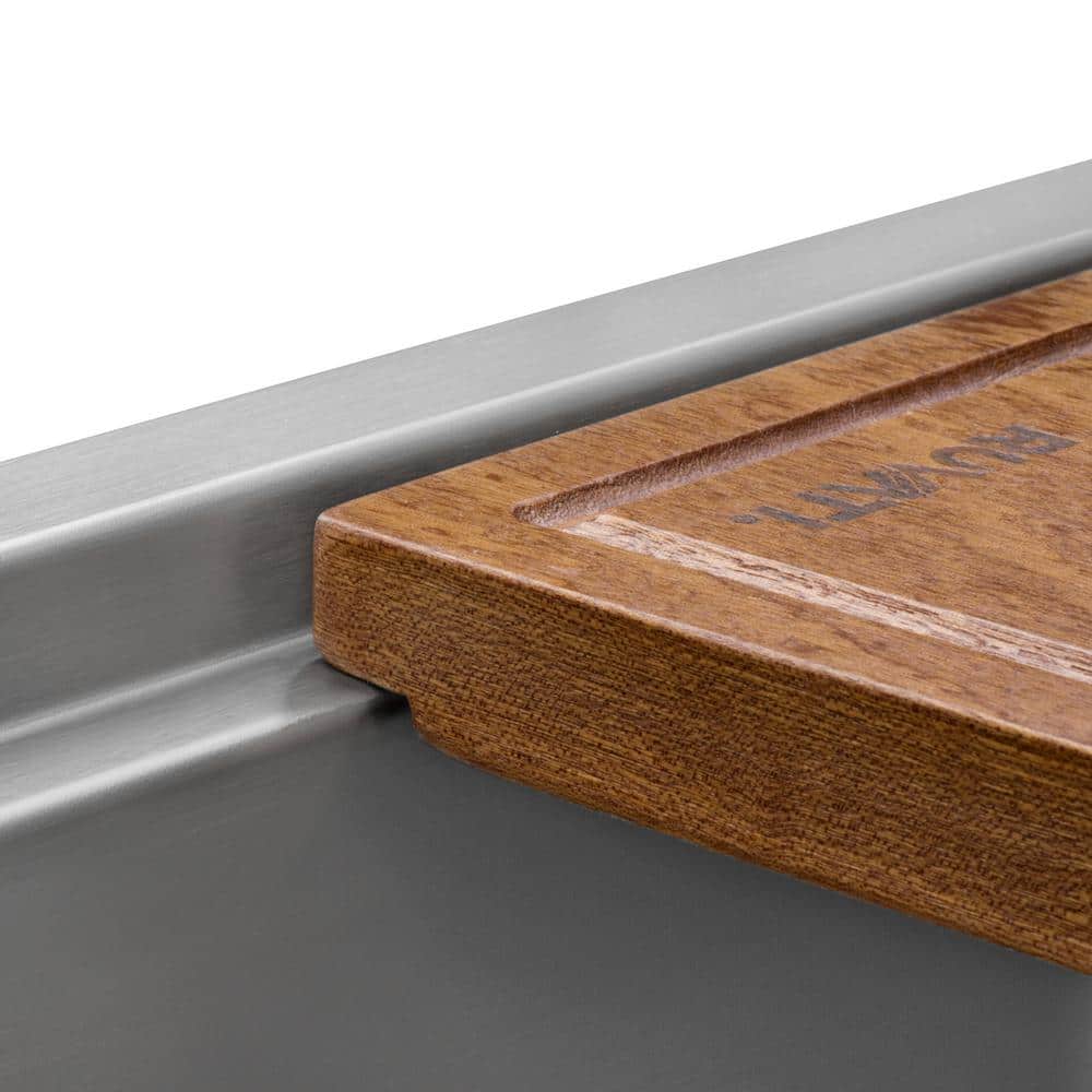 Ruvati 30" Stainless Steel Apron-Front Workstation Sink