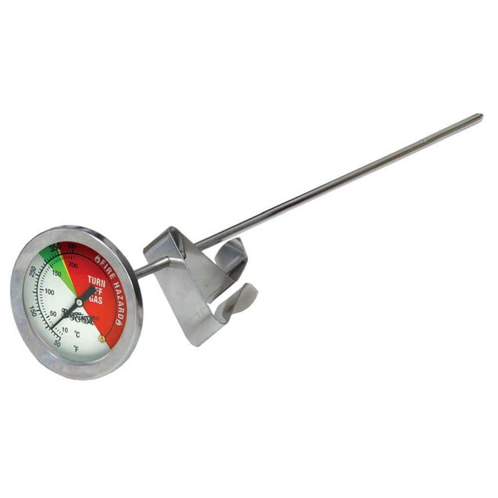 12 Meat Cooking Thermometer Stainless Steel Stem BBQ Grill Turkey Deep Fry
