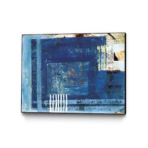 "Douceur" by Jacques Clement Framed Abstract Wall Art Print 28 in. x 22 in.