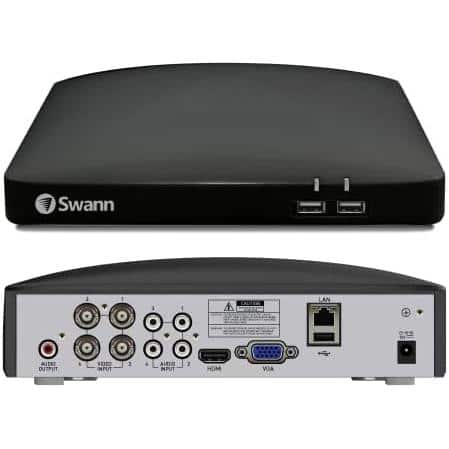 Swann 4-Channel 64GB DVR Security Camera System with 4