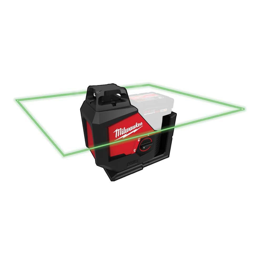 Milwaukee M12 12-Volt Lithium-Ion Cordless Green 360-Degree Single Plane Laser Level (Tool Only)