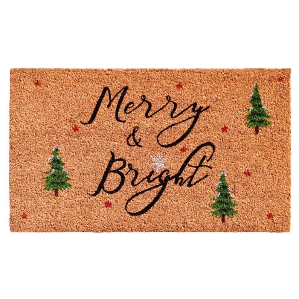 Multi-Colored 36 in. x 24 in. Coir Outdoor Door Mat price history on PriceWatchPro