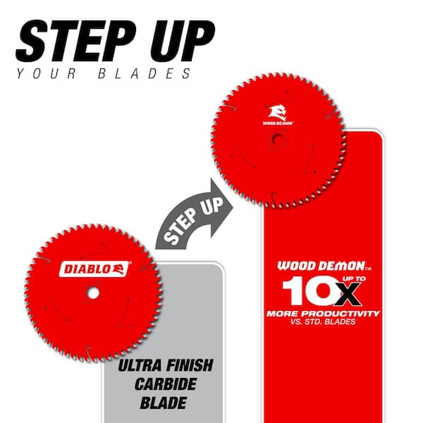 DIABLO 7-1/4in. x 60-Tooth Ultra Finish Circular Saw Blade for