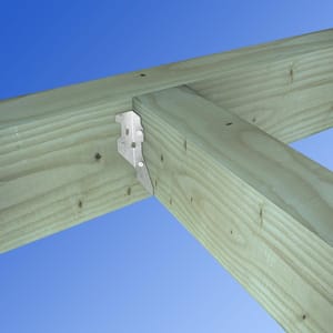 LUS ZMAX Galvanized Face-Mount Joist Hanger for 4x6 Nominal Lumber