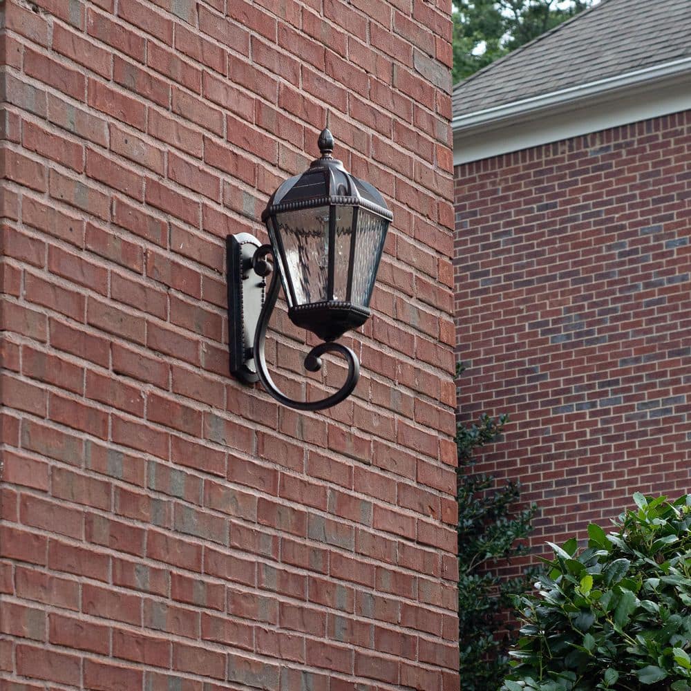 Bronze Dusk to Dawn Outdoor Solar Lantern Sconce with LED Bulb and 150 Lumens price history on PriceWatchPro