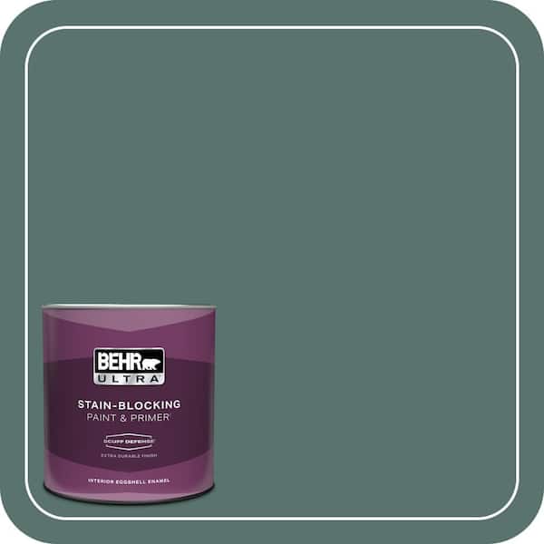BEHR ULTRA 1 qt. Home Decorators Collection #HDC-WR16-04 Noble Fir Extra Durable Eggshell Enamel Interior Paint & Primer