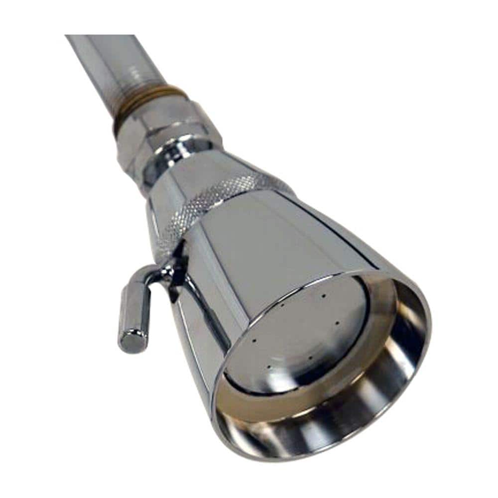 Chrome Wall Mounted 3-Handle Tub Faucet with Diverter