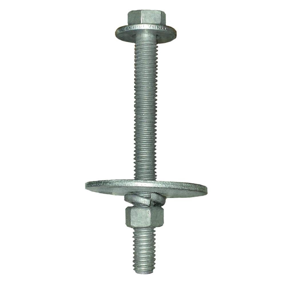Multinautic 3/8 in. Dia. x 3-1/2 in. L Bolt with Large Flat Washer Kit for  Dock Float Drum Installation (12-Pack) 22203 - The Home Depot