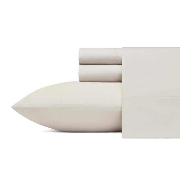 Tommy Bahama Cool Zone 4-Piece Gray Solid Cotton King Sheet Set