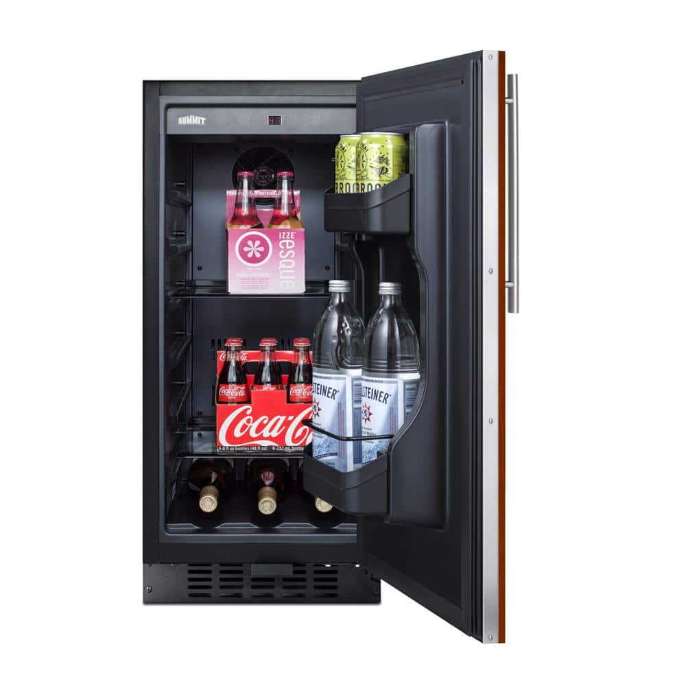 Compact Black Panel Ready Undercounter Smart Refrigerator