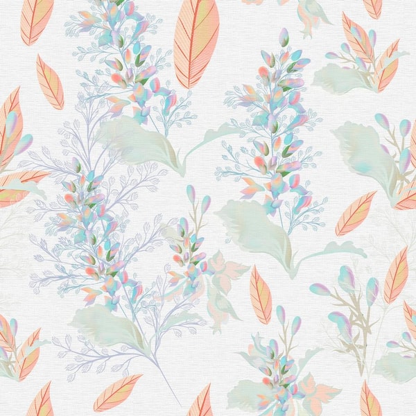 ilemong Colorful Sprout Vinyl Peel and Stick Wallpaper Roll (Covers 28.74 sq. ft.)