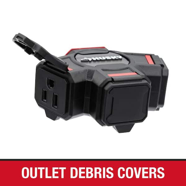 Husky 3-Outlet Power Hub YLCT-71 - The Home Depot
