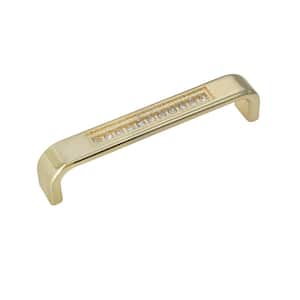 Gleam II Polished Gold Cabinet Center-to-Center Pull, 3 3/4" Center-to-Center