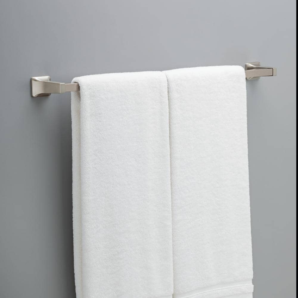 Brushed Nickel 30-Inch Wall Mounted Towel Bar