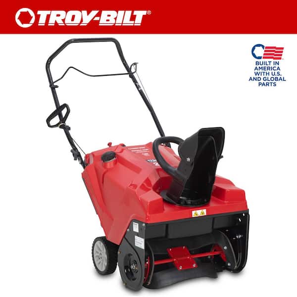 Troy-Bilt Squall 21 in. 179 cc Single-Stage Gas Snow Blower with Electric Start and E-Z Chute Control