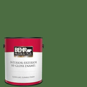 1 gal. #S-H-440 Pine Scent Hi-Gloss Enamel Interior/Exterior Paint