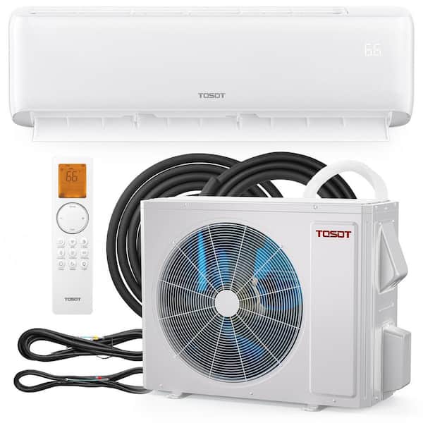 30K BTU 22 SEER2 Ductless Inverter Mini-Split Air Conditioner & Heating System Wifi 16 ft. Copper Line Set 208-230-Volt