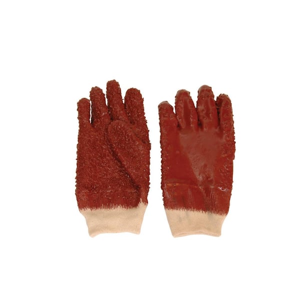 RIDGID PVC Coated Sewer/Drain/Pipe Inspection, Remediation and Cleaning Gloves (Includes 1-Pair)