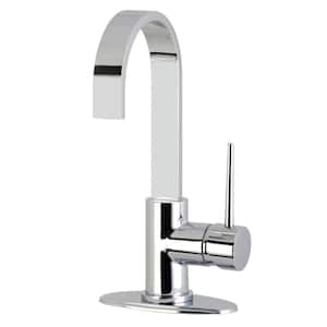 New York Single-Handle Bar Faucet in Polished Chrome