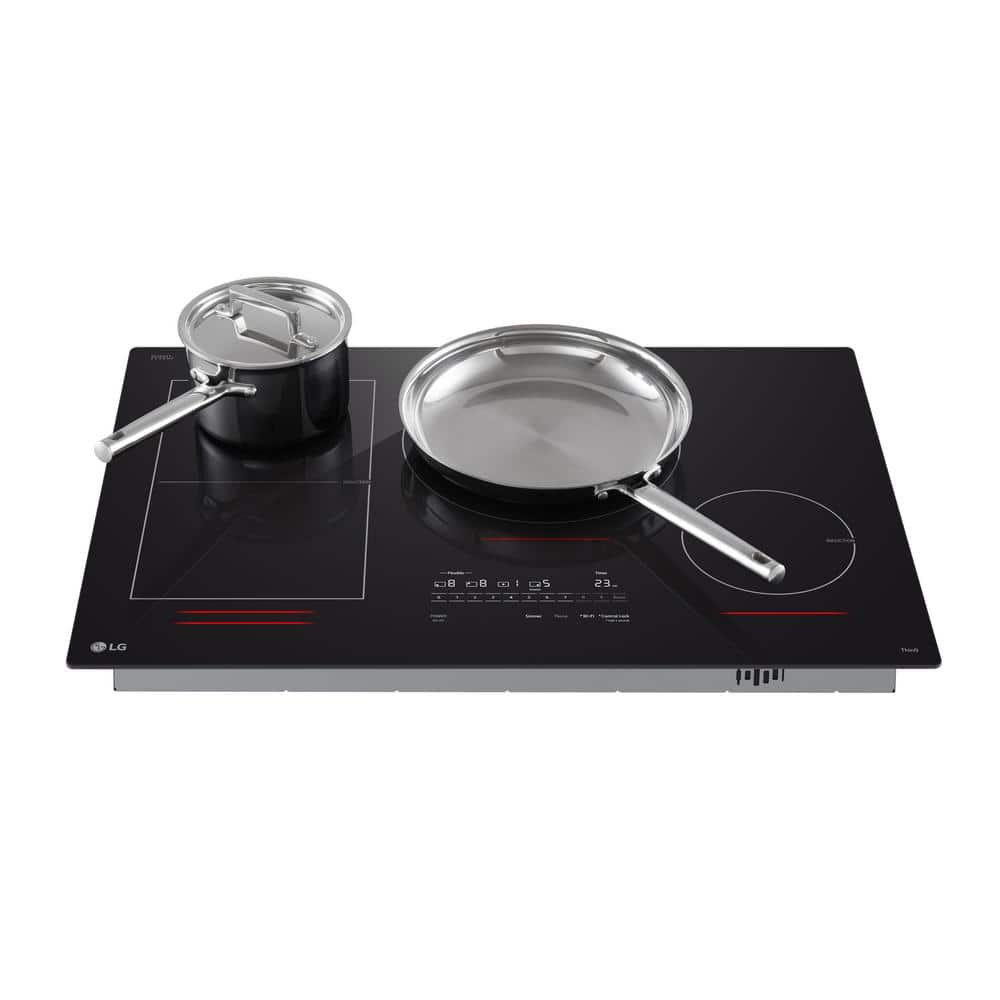 30" Black Ceramic Induction Cooktop with Touch Control