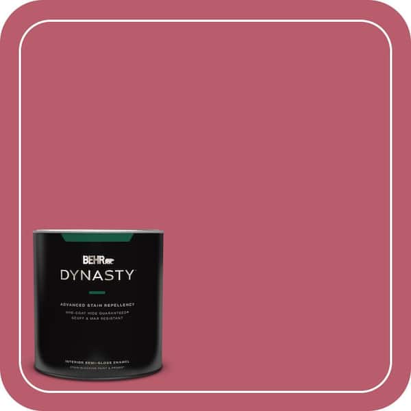 BEHR DYNASTY 1 qt. #MQ1-06 Sensuous One-Coat Hide Semi-Gloss Enamel Interior Stain-Blocking Paint and Primer