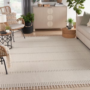 Paxton Ivory 9 ft. x 12 ft. Geometric Contemporary Area Rug