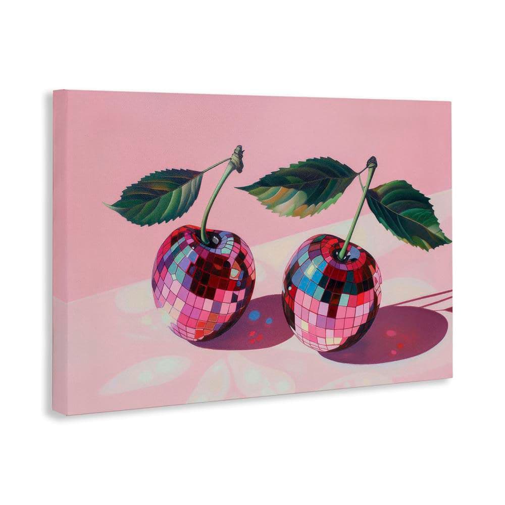 Disco Ball Cherry Pair by LSR Creative Studio Unframed Food Graphic Art Print 30 in. x 45 in. price history on PriceWatchPro