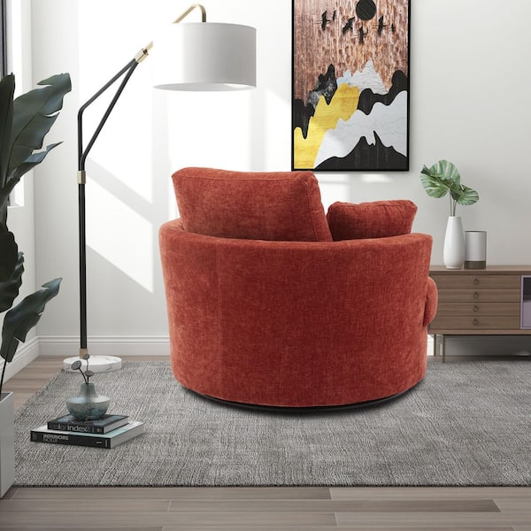 Oversized swivel barrel discount chair