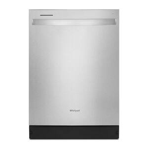 24 in. Built-In Tall Tub Dishwasher in Monochromatic Stainless Steel with Extended Soak Cycle