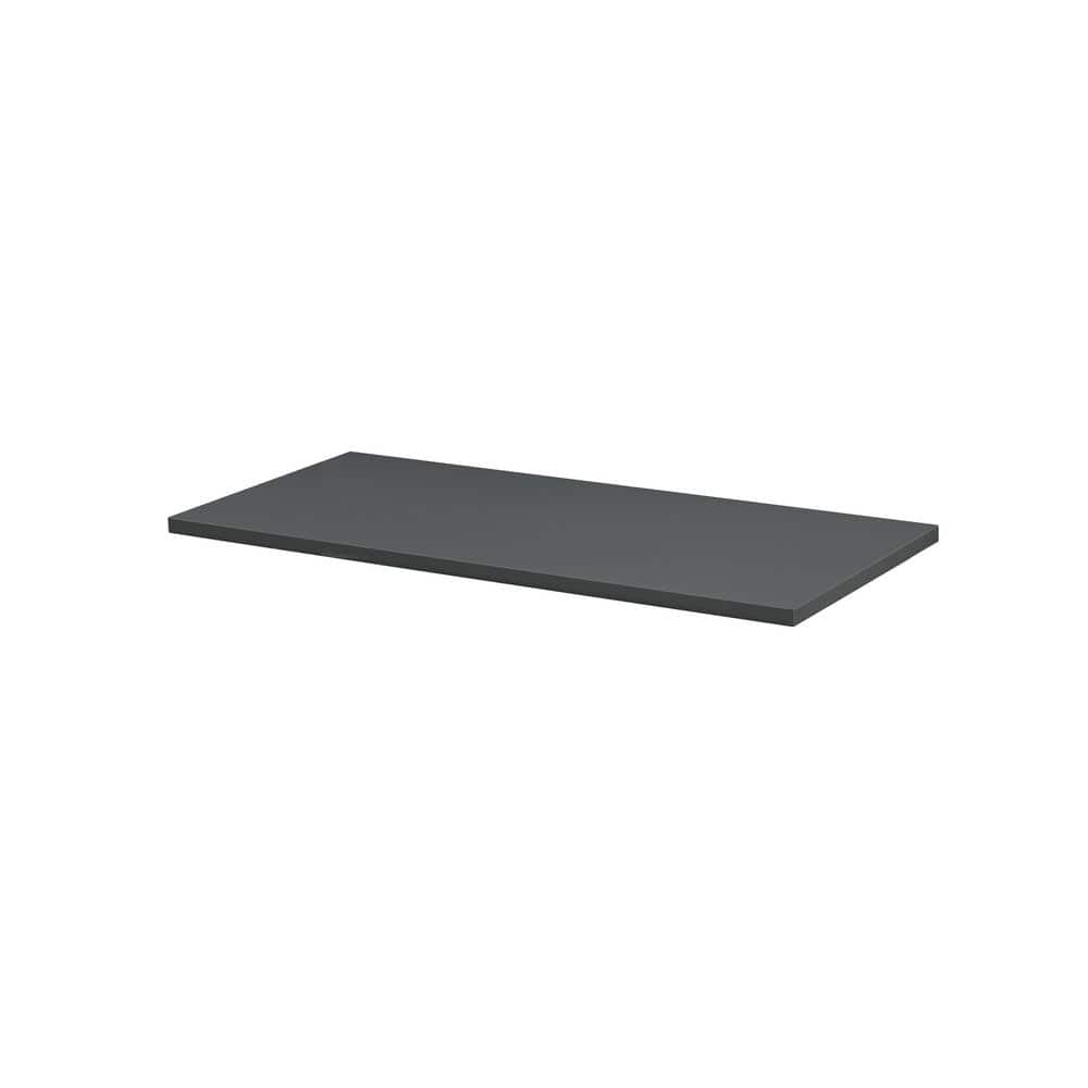 Dolle LITE 31.5 in. x 11.8 in. x 0.75 in. Anthracite MDF Decorative ...