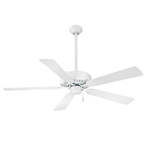 Contractor Plus 52 in. Indoor Flat White Ceiling Fan