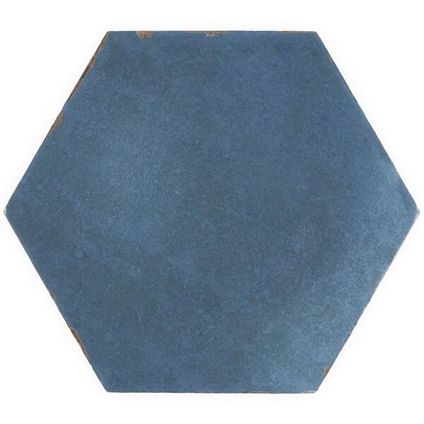 Ivy Hill Tile Alexandria Denim Blue, Home Depot Blue Hexagon Floor Tile