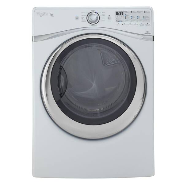 Whirlpool Duet 7.4 cu. ft. Electric Dryer with Steam in White-DISCONTINUED