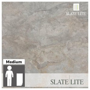 Blanco Beige, Gray, Red and Yellow 24 in. x 48 in. Slate Thin and Flexible Stone Sheet Wall Tile (8 sq. ft. / Case)