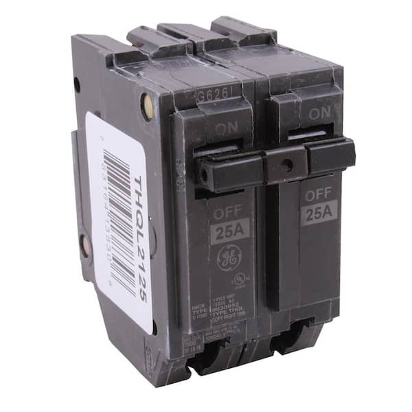 GE 25-Space Amp 2 in. Double-Pole Circuit Breaker