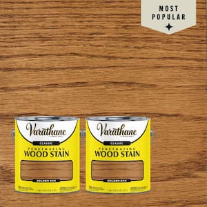 1 Gal. Golden Oak 250-VOC Classic Interior Wood Stain (2-Pack)
